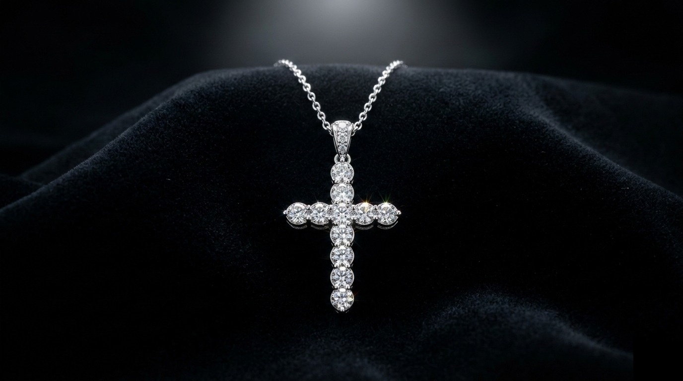 NOCTYR ダイヤモンドクロスペンダント